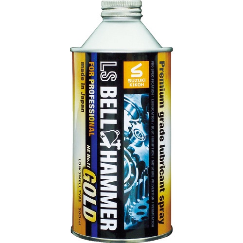 スズキ機工　ベルハンマー　超極圧潤滑剤　ＬＳベルハンマーゴールド　原液３００ｍｌ　ＬＳＢＨ－Ｇ０２　１本1