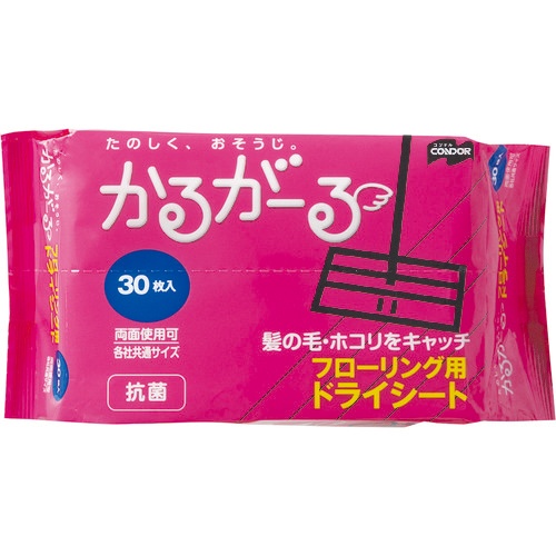 山崎産業　コンドル　フローリングワイパー用　フローリングドライシート３０Ｐ　ＭＯ６４９－０２５Ｘ－ＭＢ　１パック（３０枚）1