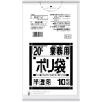 日本サニパック　Ｎ－２４２０Ｌ白半透明　Ｎ－２４－ＨＣＬ　１袋（１０枚）