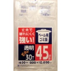 日本サニパック　ペール用ゴミ袋４５Ｌ透明（０．０２）　Ｐ－５Ｃ－ＣＬ　１冊（３０枚）