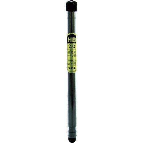 不易糊工業　建築用シャープペンシル２．０ｍｍ替芯　ＨＢ　ＲＨＢ２０－Ｈ　１パック（６本）1
