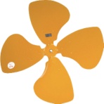 スイデン　工場扇用アルミニウム製ハネ　４５ｃｍ　軸径１０ｍｍ　ＳＦ－４５Ｍ－Ａ－Ｆ　１枚