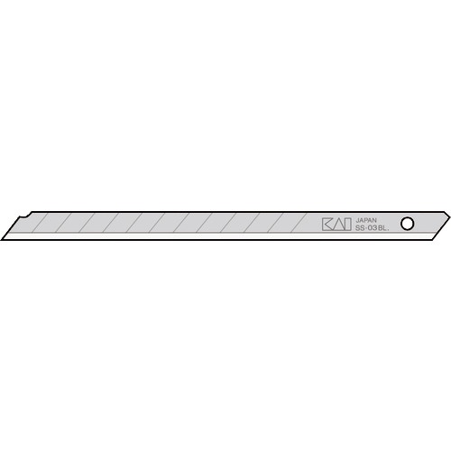 貝印刃物　目透しカッター　替刃　ＳＳ－５０　１箱（５０枚）1