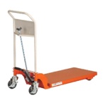 TRUSCO ハンドリフター 200kg 800×500 低床式 HLF-S200-80L 1台