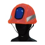 ミドリ安全　ＣＯＶＥＲＷＯＲＫ　反射・蛍光メッシュヘルメットカバー　蛍光オレンジ　ＦＴ－ＯＳ－３０　１枚