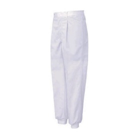 サンエス　男性用混入だいきらい　横ゴム・裾口ジャージパンツ　Ｌ　ホワイト　ＦＸ７０９７６Ｊ－Ｌ－Ｃ１１　１着