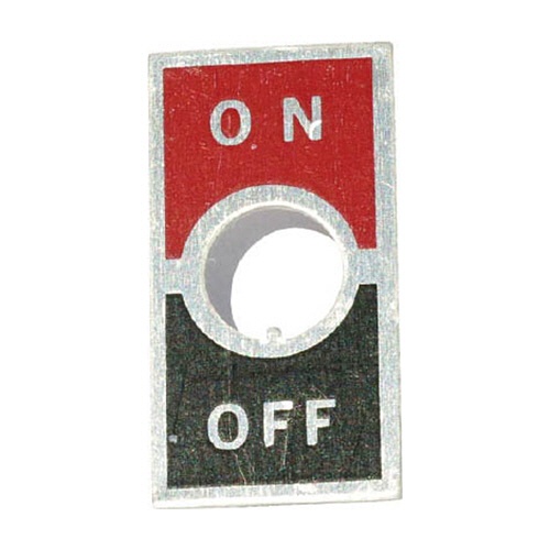ＮＫＫスイッチズ　トグルスイッチ用ＯＮ－ＯＦＦ文字板　Ｍ６　ＡＴ－２１１　１個1