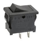 ＮＫＫスイッチズ　ロッカスイッチ　ＪＷ－Ｓシリーズ　単極　ＯＮ－ＯＦＦ　ＪＷ－Ｓ１１ＲＫＫ　１個