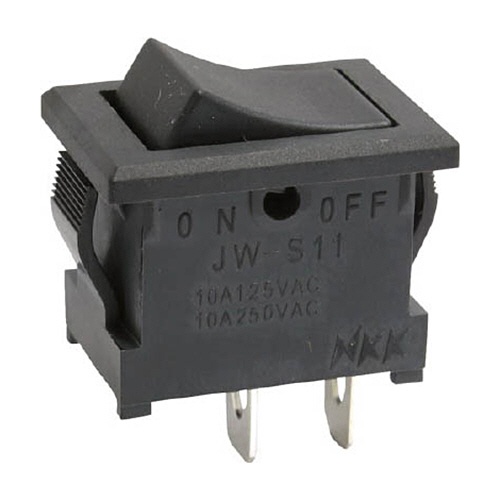 ＮＫＫスイッチズ　ロッカスイッチ　ＪＷ－Ｓシリーズ　単極　ＯＮ－ＯＦＦ　ＪＷ－Ｓ１１ＲＫＫ　１個1