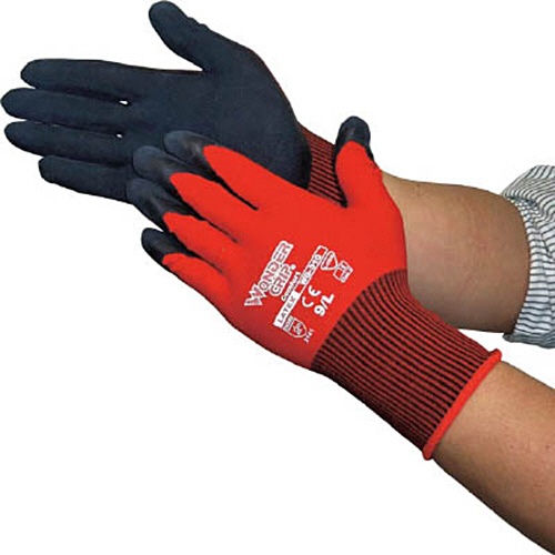 ユニワールド　ＷＯＮＤＥＲ　ＧＲＩＰ　コンフォート　レッド　ＸＬ　ＷＧ－３１０－ＲＤ－ＸＬ　１双1