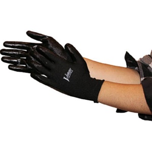 おたふく手袋　ニトリル背抜き手袋　ブラック　Ｌ　Ａ－３２－ＢＫ－Ｌ　１双1
