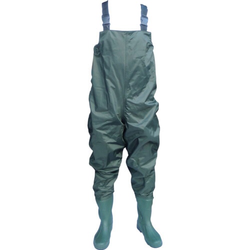 富士手袋工業　ナイロン胴付水中長靴モスグリーン　２０７６－３Ｌ　１足1