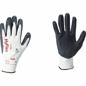 アンセル　耐切創手袋　ハイフレックス　１１－７３５　ＸＬサイズ　ホワイト／グレー　１１－７３５－１０　１双