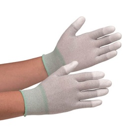 ミドリ安全　静電気拡散性手袋（指先コート）Ｌ　ＭＣＧ６０１Ｎ－Ｌ　１パック（１０双）