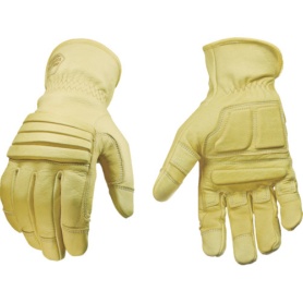 ヤングスタウン　革手袋　ナックルバスター　アンチバイブ　Ｌ　黄　１１－３２１０－１０－Ｌ　１双