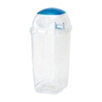 積水テクノ成型　透明エコダスター（本体・フタセット）　＃６０　ビン用　ブルー　ＴＰＤＲ６Ｂ　１個