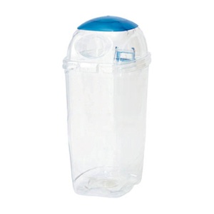 積水テクノ成型　透明エコダスター（本体・フタセット）　＃６０　ビン用　ブルー　ＴＰＤＲ６Ｂ　１個1