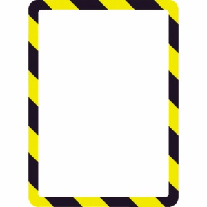 タリフォールド　安全標識用ディスプレイポケット　マグネットタイプ　Ａ４　危険　１９４９２４　１パック（２枚）1