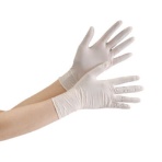 ミドリ安全　ニトリル使い捨て手袋　粉なし　白　Ｍ　ＶＥＲＴＥ－７５１Ｋ－Ｍ　１箱（１００枚）