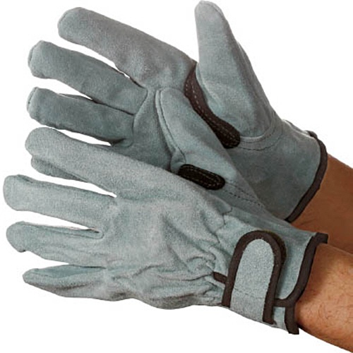 シモン　牛床革オイル加工手袋　７１７ＰＷ　裏地付　Ｌ　４１１２６０５　１双1