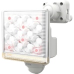 ムサシ　ライテックス　１２Ｗ１灯　フリーアーム式　ＬＥＤセンサーライト　リモコン付　ＬＥＤ－ＡＣ１０１５　１台