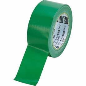 ＴＲＵＳＣＯ　カラー布粘着テープ　幅５０ｍｍ×長さ２５ｍ　グリーン　ＣＮＴ－５０２５－ＧＮ　１巻