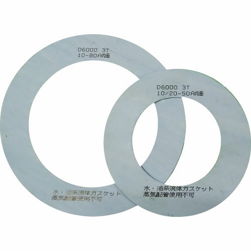 ＴＲＵＳＣＯ　ガスケット　フランジ内パッキン　１０Ｋ　１５Ａ　１．５Ｔ　Ｄ６０００－１０Ｋ－１５Ａ－１．５Ｔ－ＲＦ　１枚1