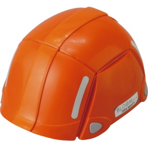 トーヨーセフティー　防災用折りたたみヘルメット　ＢＬＯＯＭ　オレンジ　ＮＯ１００－ＯＲ　１個1