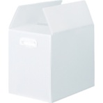 ＴＲＵＳＣＯ　ダンボールプラスチックケース　Ｂ４サイズ　取手穴なし　半透明　ＴＤＰ－Ｂ４Ｄ－５ＴＭ　１パック（５枚）