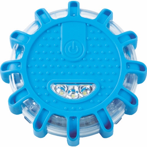 ＴＲＵＳＣＯ　電池式ＬＥＤ警告灯　青色　ＴＬＷＬ－Ｂ　１個1