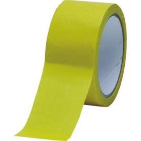 ＴＲＵＳＣＯ　耐熱マスキングテープ　クレープ紙　高耐水性　７２ｍｍ×５０ｍ　ＴＭ－ＷＰ－７２　１巻