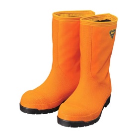 シバタ工業　冷蔵庫用長靴－４０℃　ＮＲ０３１　２３．０ｃｍ　オレンジ　ＮＲ０３１－２３．０　１足