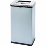TRUSCO ペーパーホルダー一体型ゴミ箱 329×240×600mm シルバー TPDH-31 1個