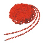 TRUSCO プラチェーン 6mm×30m レッド TPC-6R 1個