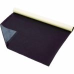 TRUSCO プロテクトシート テープ付 1500mm×1m ブラック 紙管巻 U1-1500-BK 1パック(5枚)