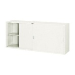 ＴＲＵＳＣＯ　スタンダード書庫（Ａ４判奥行４００）引違　幅１７６０×高さ７５０ｍｍ　ネオグレー　ＦＳ４０－Ｇ７Ｗ　１台