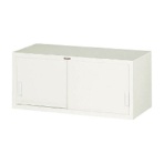 ＴＲＵＳＣＯ　スタンダード書庫（奥行４００）スチール引違　８８０×高さ３９０ｍｍ　Ｎ１０３Ｄ　１台