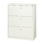 ＴＲＵＳＣＯ　スタンダード書庫（Ａ４判奥行４００）ラテラル３段　高さ１１１０　ＦＡ４０－Ｇ１１　１台