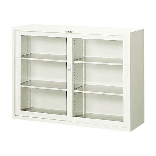 ＴＲＵＳＣＯ　スタンダード書庫（奥行４００）ガラス引違　１２００×高さ８８０　Ｎ３０４Ｇ　１台1