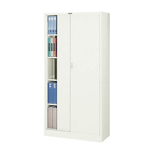 ＴＲＵＳＣＯ　スタンダード書庫（奥行４００）スチール引違　８８０×高さ１７９０　Ｎ６０３Ｄ　１台1