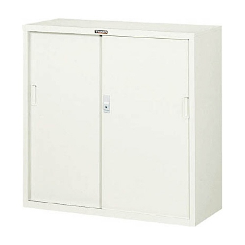 ＴＲＵＳＣＯ　スタンダード書庫（奥行４００）スチール引違　８８０×高さ８８０ｍｍ　Ｎ３０３Ｄ　１台1
