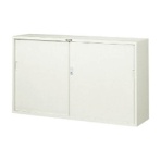 ＴＲＵＳＣＯ　スタンダード書庫（奥行４００）スチール引違　１５００×高さ８８０　Ｎ３０５Ｄ　１台