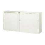 ＴＲＵＳＣＯ　スタンダード書庫（奥行４００）スチール引違　１７６０×高さ８８０　Ｎ３０６Ｄ　１台