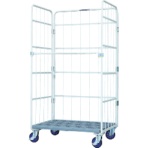 ワコーパレット 床板プラスチック製カゴ車 1100×800×2000mm WKP-1180H 1台