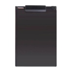 ＴＲＵＳＣＯ　ペンホルダー付クリップボード　Ａ４縦　黒　ＴＣＢ－Ａ４Ｅ－ＢＫ　１個