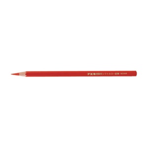 フエキのり　建築用ソフトカラー鉛筆　赤　ＳＣ１０－３Ｒ　１パック（３本）1