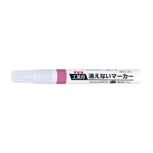 不易糊工業　工業用消えないマーカー　中字　蛍光ピンク　ＫＧＭ－１０　１本1