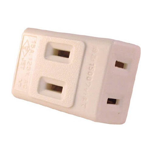 明工社　１５Ａトリプルタップ（乳白）　ＭＲ２９６５Ｗ１　１個1
