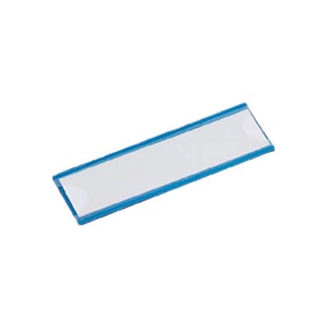 ＴＲＵＳＣＯ　マグネット式見出しプレート　幅８０×長さ２５ｍｍ　青　ＭＧＰ－２５Ｘ８０－Ｂ　１パック（１０枚）1