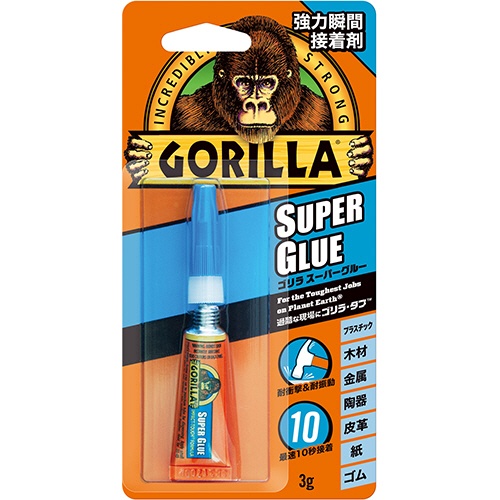 呉工業　ＫＵＲＥ　強力瞬間接着剤　ゴリラ　スーパーグルー　３ｇ　ＮＯ１７７１　１本1